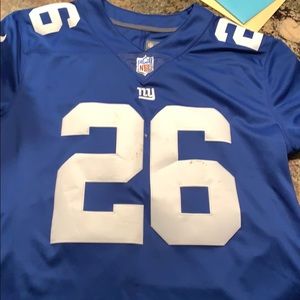 Saequan Barkley Giants Jersey